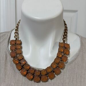 INC International Concepts Gold and Orange Necklace